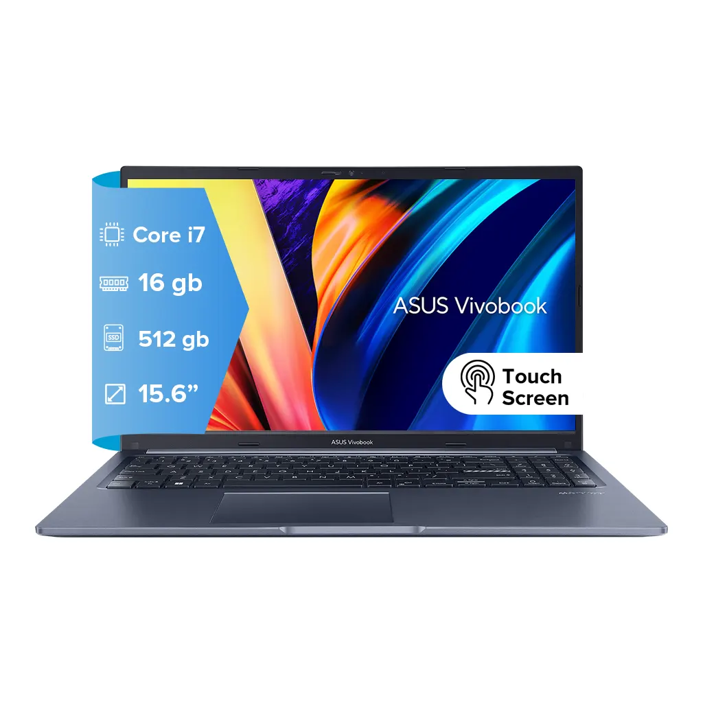 Notebook ASUS 15.6 Intel i7-1255U 16GB RAM, SSD512GB PCIE-1
